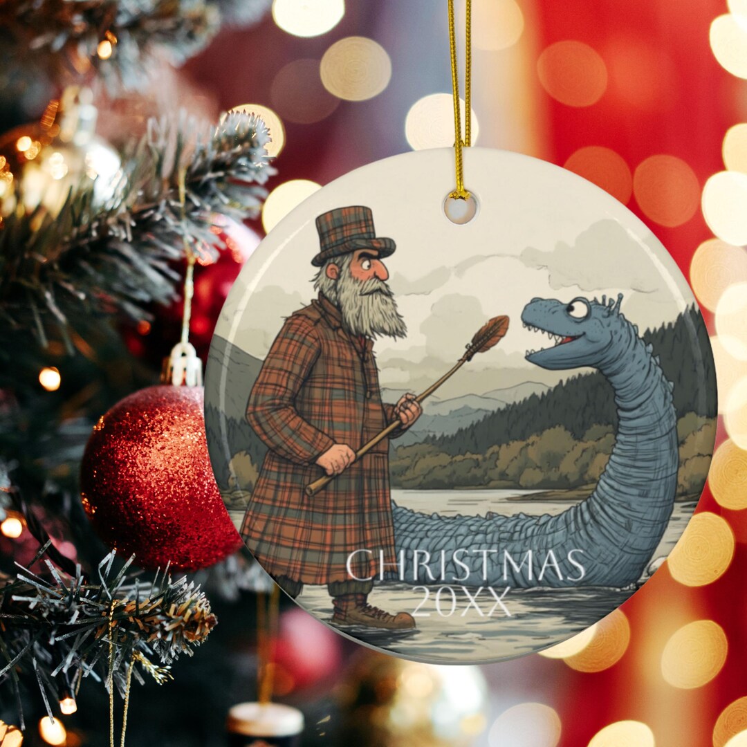 Custom Scottish Ornament, Personalized Scottish Gifts, Nessie Christmas ...
