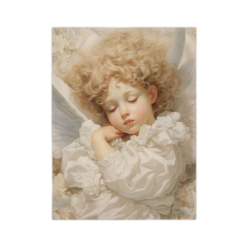 Angel Blanket, Angelic Gift, Lightweight Blanket, Faith Gift, Gift