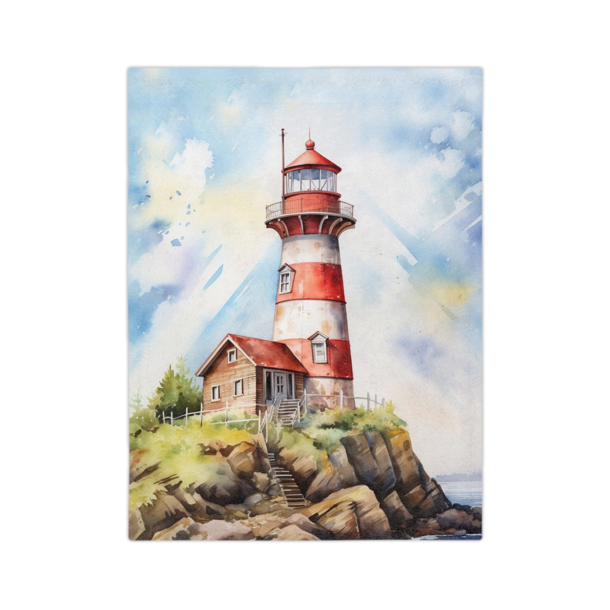 Lighthouses Blanket Lightweight,lighthouse Quilt,lighthouse Bedcover