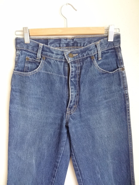 Vintage 70s/80s Calvin Klein Straight Leg High Ri… - image 7