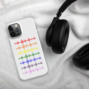 Rainbow Sound Waves Snap Case for iPhone®