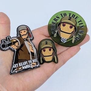 G.I. Robot Pins & Patches!