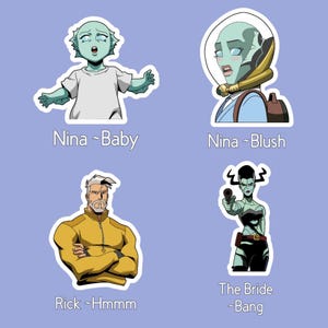 Creature Commandos, Stickers!