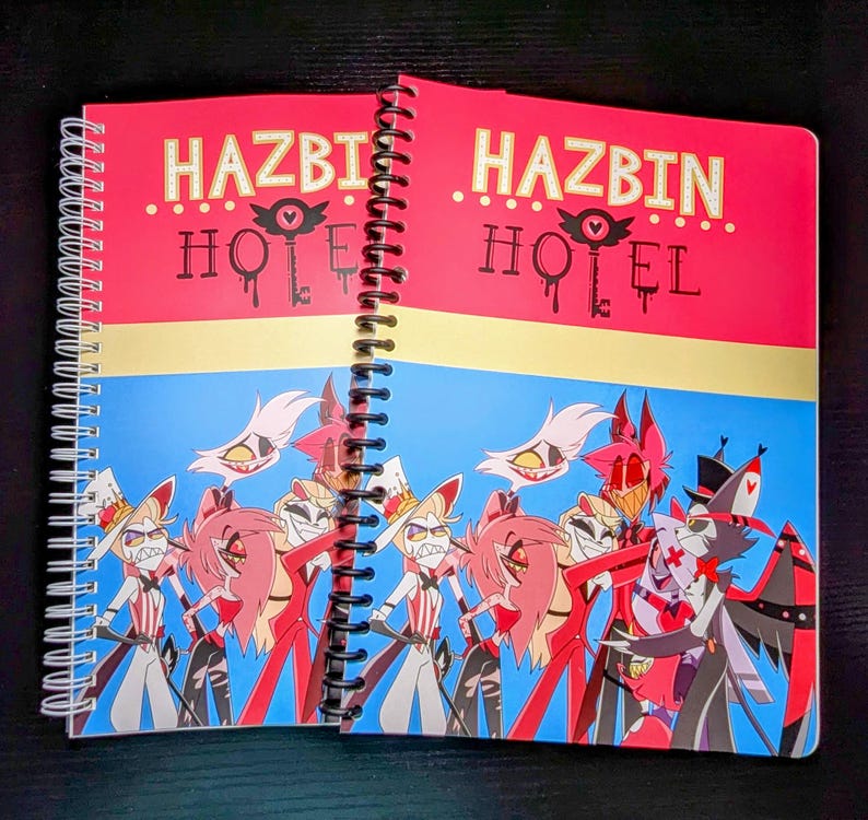 Hampton Inn Mod Binder Notes Hazbin Hotel Sticker & Note Books! - Etsy
