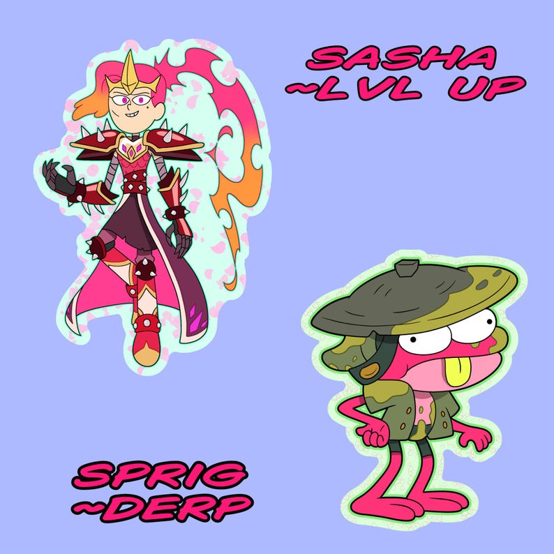 Amphibia Stickers & Magnets! - Etsy