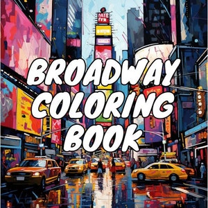 Broadway Coloring Book digital download
