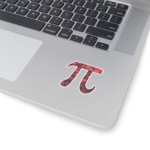 May include: A sticker of the mathematical symbol pi, filled with red raspberries.