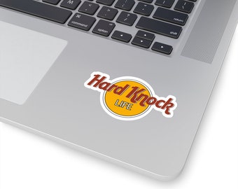 Hard Knock Life parody mashup nostalgia Annie broadway musical theater fan Kiss-Cut Stickers