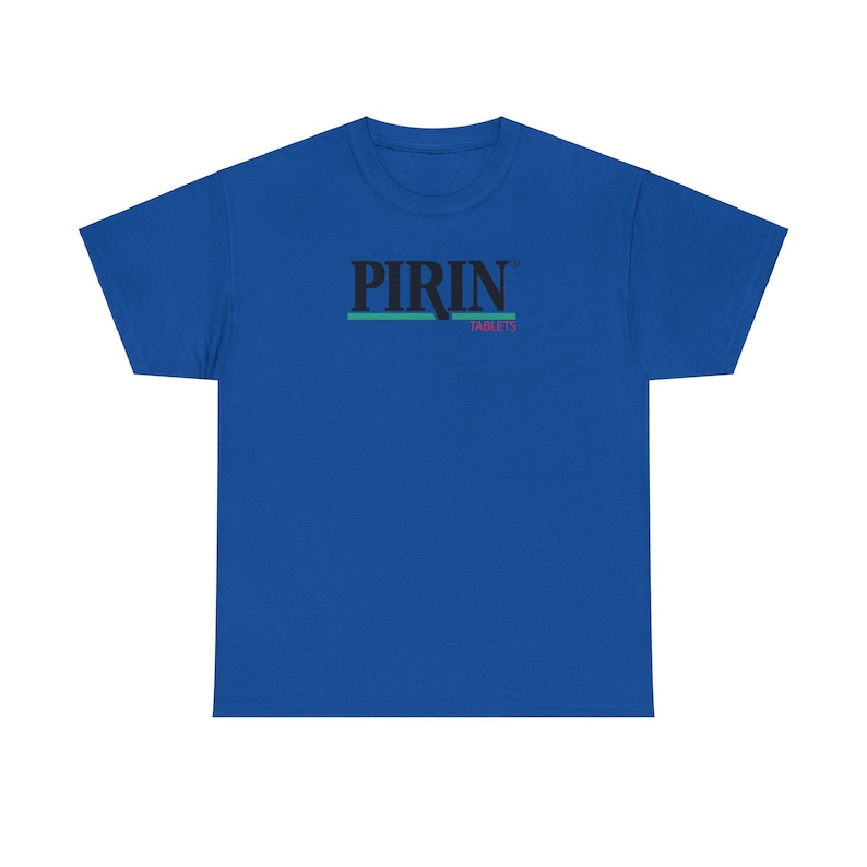 Pirin Tablets Parody T-Shirt, Funny Nostalgia Graphic Tee image 7