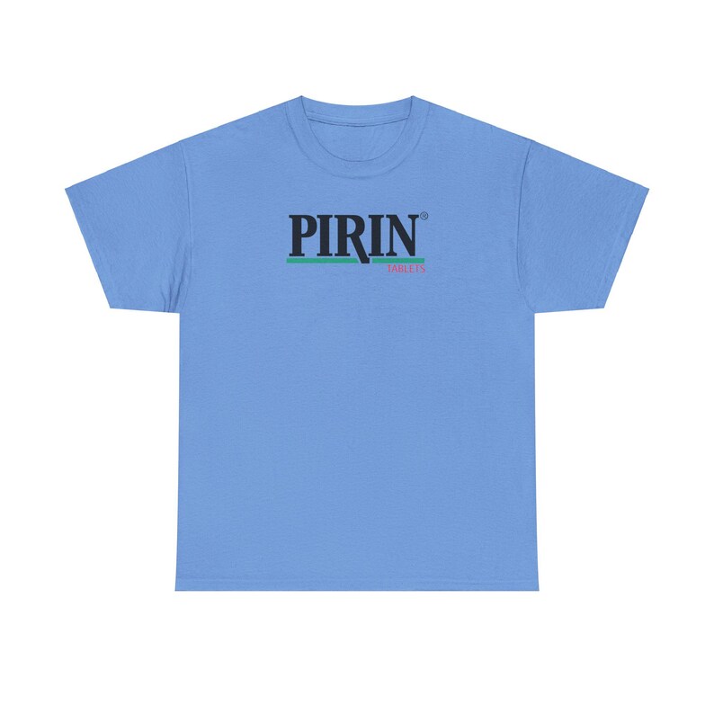 Pirin Tablets Parody T-Shirt, Funny Nostalgia Graphic Tee image 5