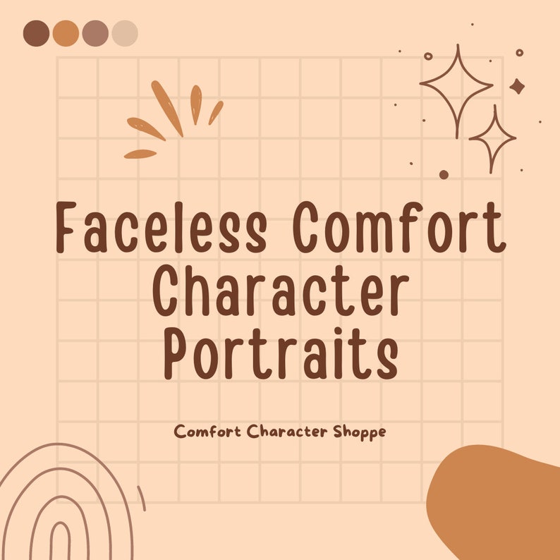 Custom Comfort Character Portraits Etsy