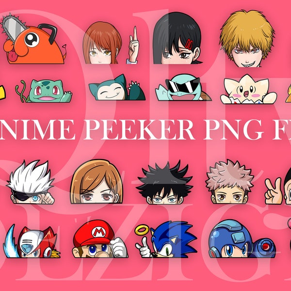 Anime Peeker Design Bundle v2