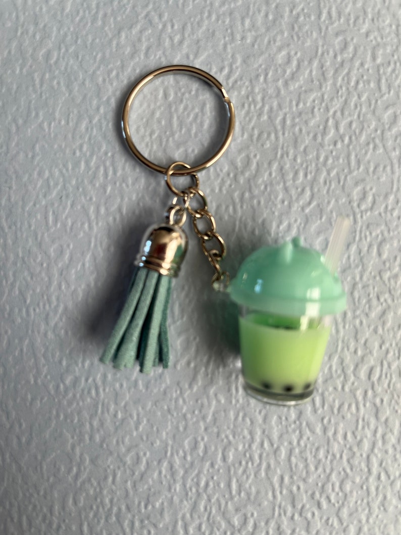 Bubble Tea Keychain Etsy UK
