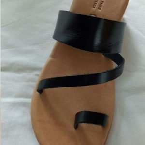 Griechische Plateau-Sandalen aus echtem Leder mit SOFT-BETT-SOLE