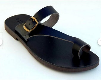 Sandales grecques en cuir véritable pour HOMMES de Crète