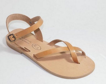 Echtes Leder Sandalen aus Kreta