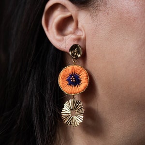 circular earrings image 3