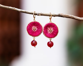 circular earrings