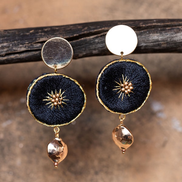 circular earrings