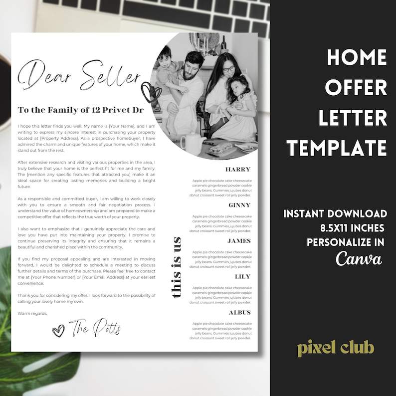 Home Offer Letter Template We Love Your Home Letter to Seller House Home Offer Letter Template We Love Your Home Letter to Seller House
