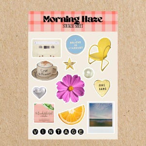 Morning Haze Sticker Sheet
