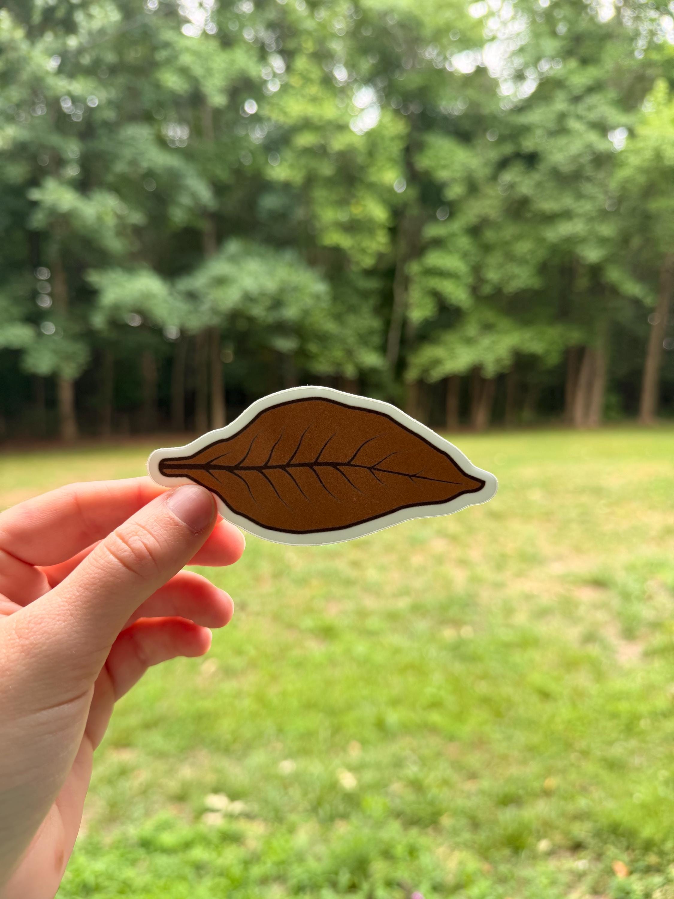 tobacco leaf sticker Golden Sticker: Tobacco Farming Pride, Laptop Decal Our subtle style tells everyone that youre proud of your southern heritage without you having to shout it from the top of the barn. tobacco leaf sticker Brown Autumn