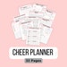 Cheer Coach Planner, Printable Cheer Planner, Cheer Season Planner ...