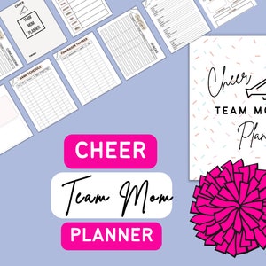 Jubeln Sie Mom Kalender, Team Mom Kalender, druckbare Planer, Jubeln Sie Formen, jubeln Sie Ordner, jubeln Sie Team Mom
