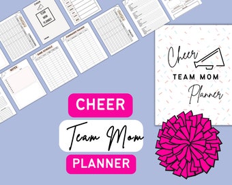 Cheer Mom Planner, Team Mom Planner, Cheer Planner, Printable Planner, Cheer Forms, Cheer Binder, Cheer Team Mom