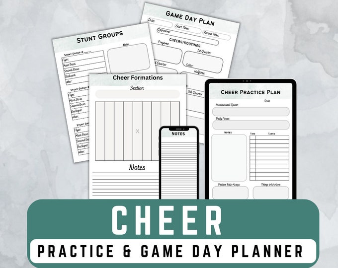 Editable Team Roster Template, Cheer Coach Planner, Printable - Etsy Canada