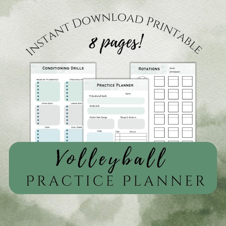 Volleyball Practice Plan Templates, Volleyball Practice Templates