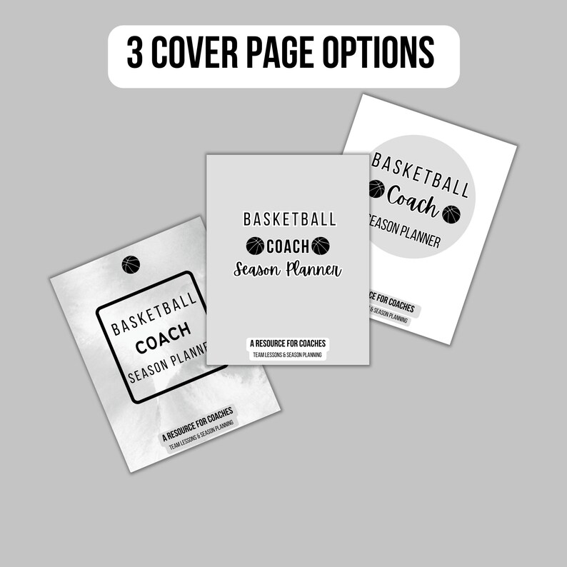 Basketball Planner, Basketball Coach Planner, Basketball Season Planner