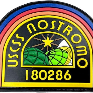 USCSS Nostromo Crew Alien Airsoft Paintball PVC Morale Cosplay Sci Fi Fan Patch