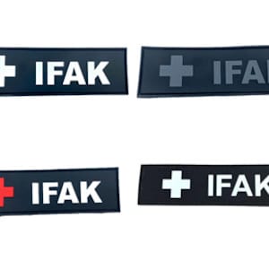 IFAK Individual First Aid Kit Medic Airsoft Paintball PVC Morale Cosplay Patch