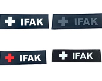 IFAK Individual First Aid Kit Medic Airsoft Paintball PVC Morale Cosplay Patch