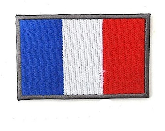 France French Flag Embroidered Airsoft Paintball Cosplay Patch