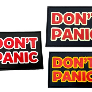Don&#39;t Panic Tactical Airsoft Paintball PVC Morale Patch