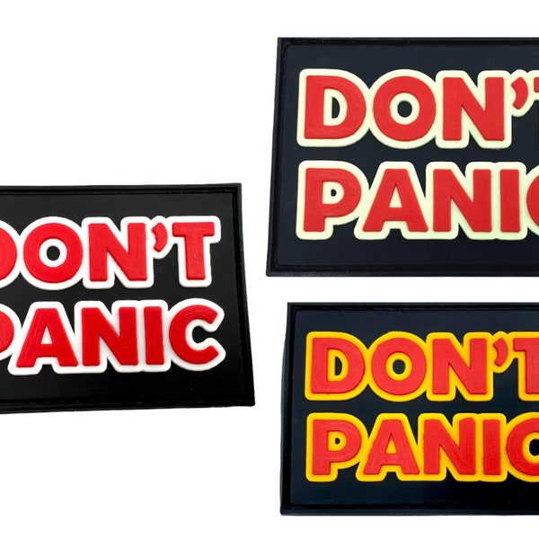 Don't Panic Tactical Airsoft Paintball PVC Morale Patch
