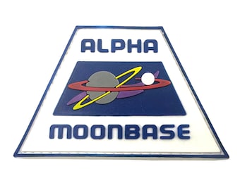 Alpha Moonbase Space 1999 Tactical PVC Airsoft Paintball Cosplay Retro Sci Fi Patch