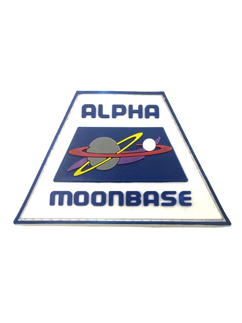 Moonbase Blue Alpha Moonbase Space 1999 Tactical PVC Airsoft Paintball Cosplay Retro ...