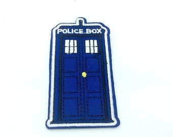 Tardis Embroidered Cosplay Kids Fancy Dress Patch