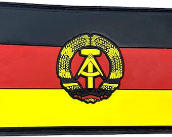 East Germany DDR Flag Airsoft Paintball PVC Morale Patch