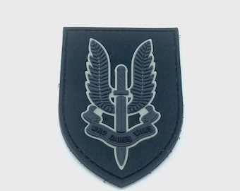 Special Air Service British Armed Forces SAS Wings Who Dares Wins PVC Patch
