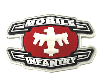 Mobile Infantry Emblem Sci-Fi Tactical Airsoft PVC Cosplay Morale Fan Patch