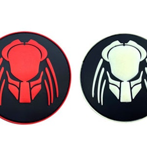 Predator Round Tactical Airsoft Paintball PVC Moral Cosplay Fan Patch