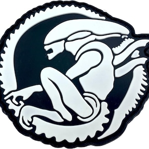 Alien Xenomorph PVC Airsoft Paintball Cosplay Morale Patch