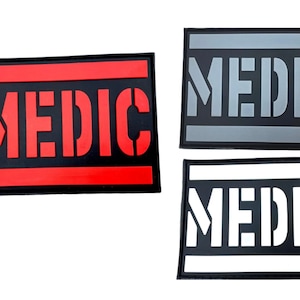 Medical 'First Aid Logo  4.0' PVC Rubber Velcro Patch — Little