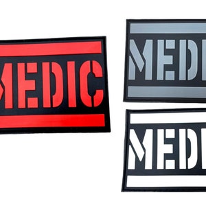 Medic IFAK First Aid Airsoft Paintball PVC Morale Cosplay Patch