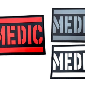 Medical 'First Aid Logo  4.0' PVC Rubber Velcro Patch — Little