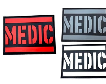 Medic IFAK First Aid Airsoft Paintball PVC Morale Cosplay Patch